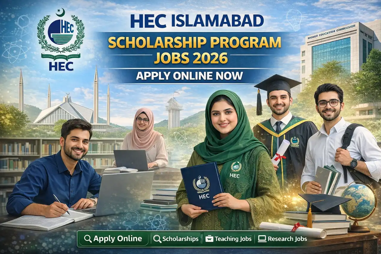 HEC Islamabad Scholarship Program Jobs 2026 Apply Online Now