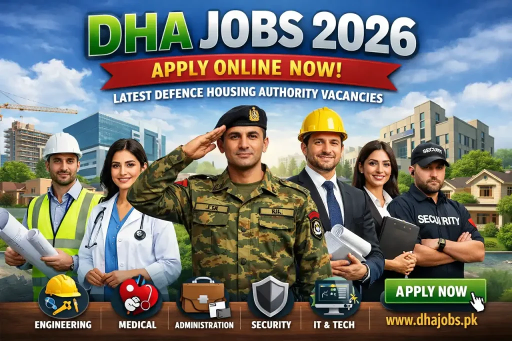 DHA Jobs 2026 Apply Online Now Latest Defence Housing Authority Vacancies