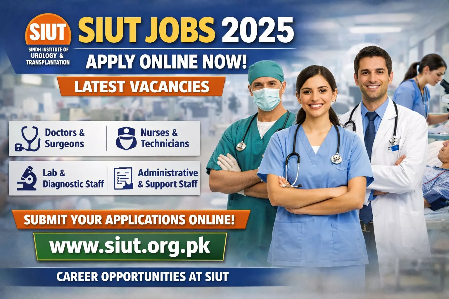 SIUT Jobs 2025 Apply Online Now Latest Vacancies