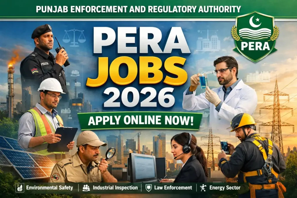 Punjab Enforcement And Regulatory Authority PERA Jobs 2026 Apply Online Now