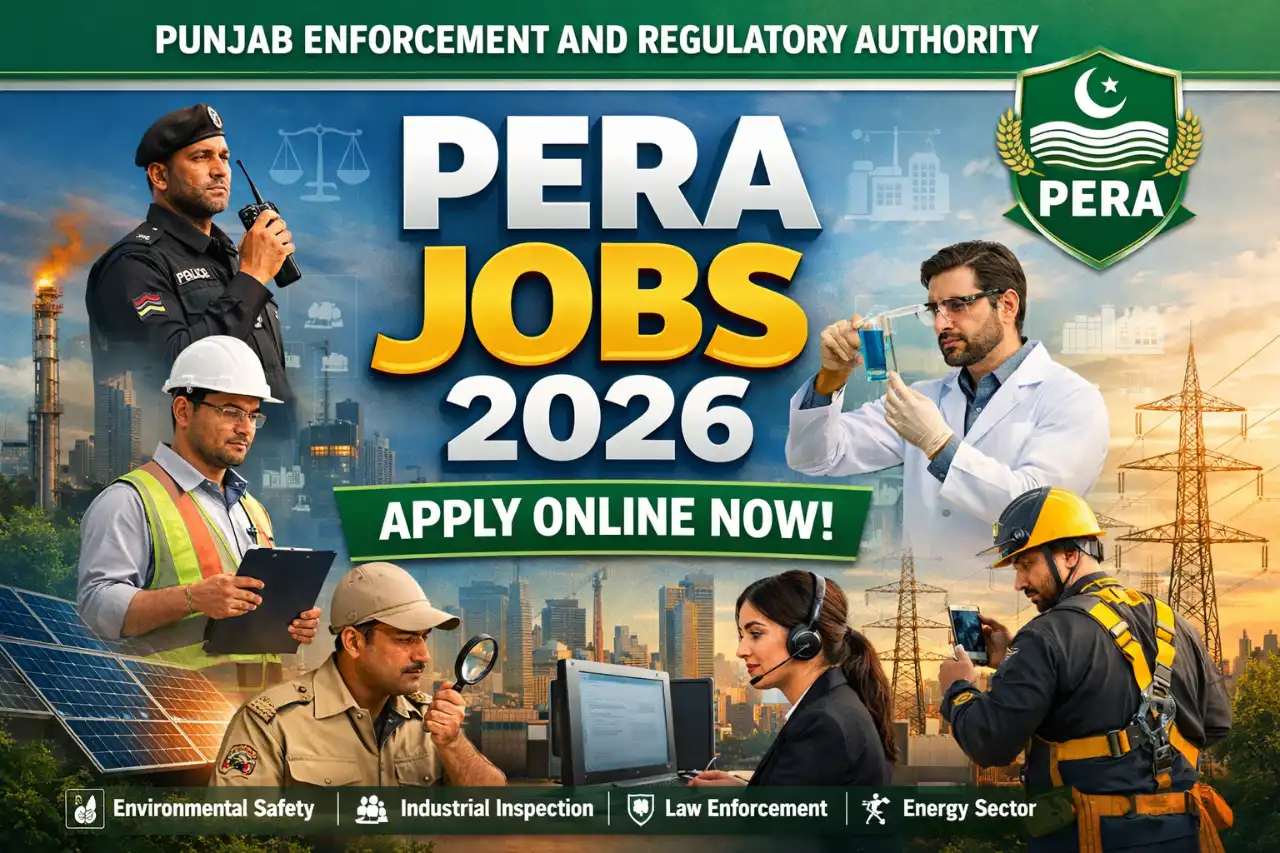 Punjab Enforcement And Regulatory Authority PERA Jobs 2026 Apply Online Now