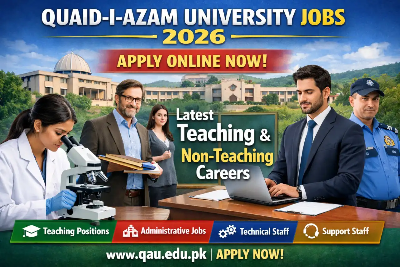 Quaid i Azam University Jobs 2026 Apply Online Now Latest Teaching & Non-Teaching Careers