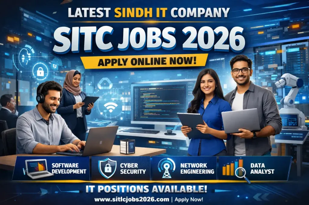 Latest Sindh IT Company SITC Jobs 2026 Apply Online
