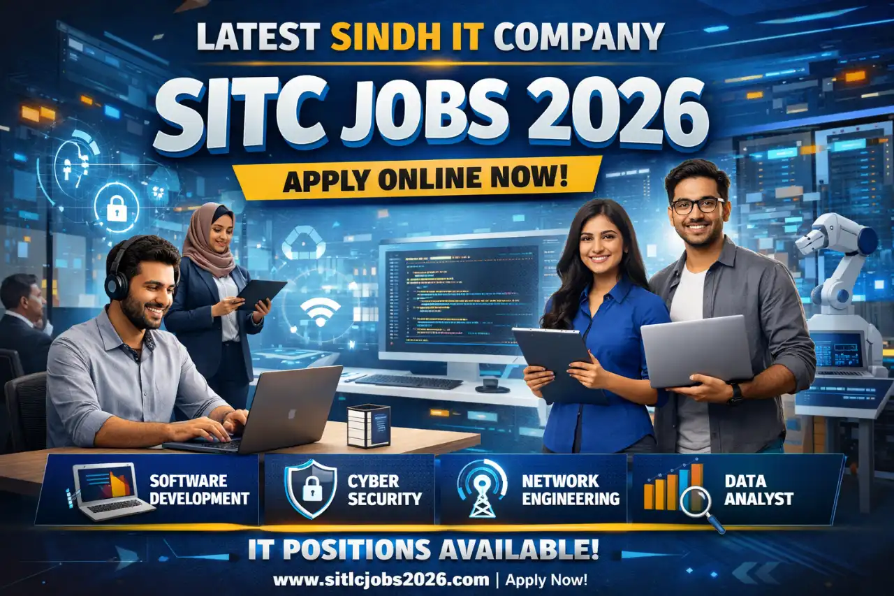 Latest Sindh IT Company SITC Jobs 2026 Apply Online