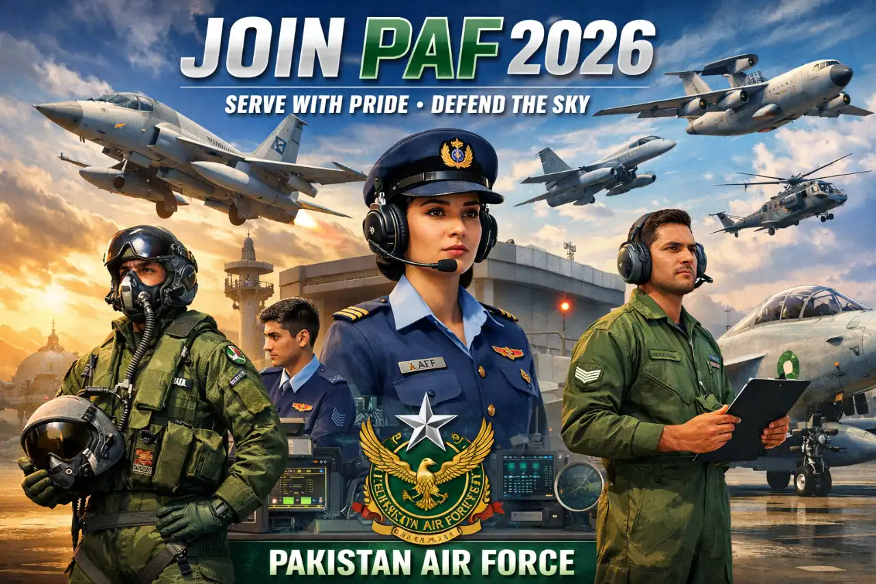 Join PAF 2026 - Official Pakistan Air Force Advertisement