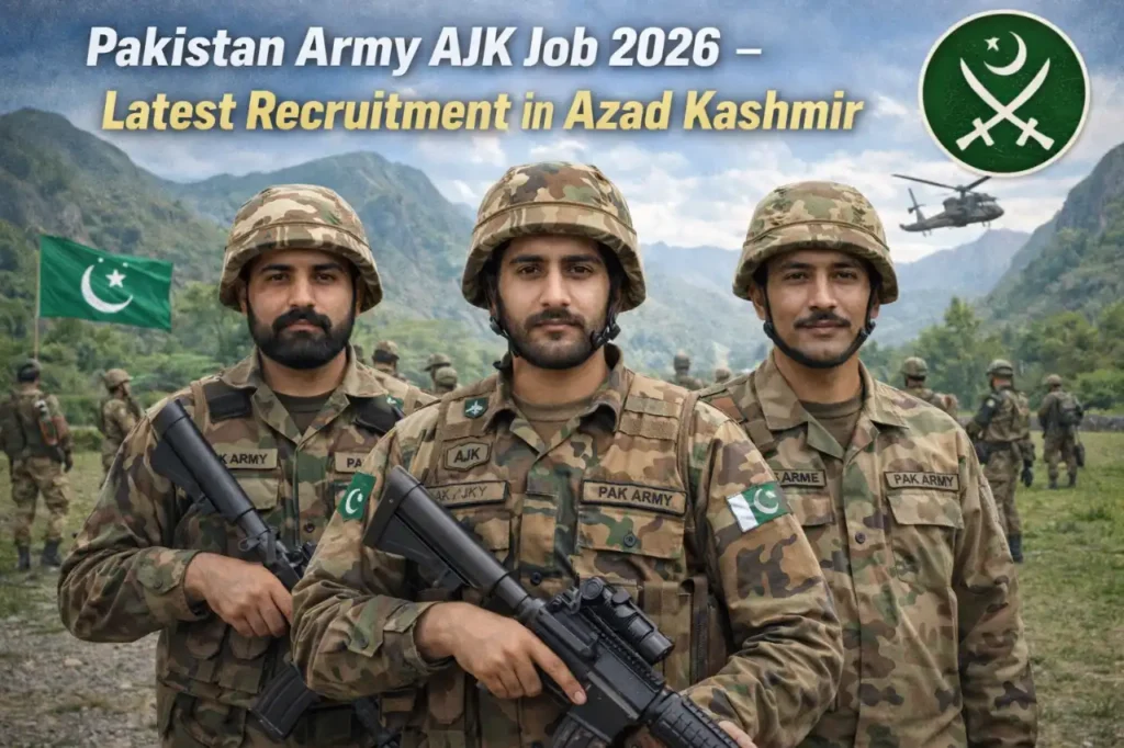 Pakistan Army AJK Job 2026 – Latest Recruitment in Azad Kashmir