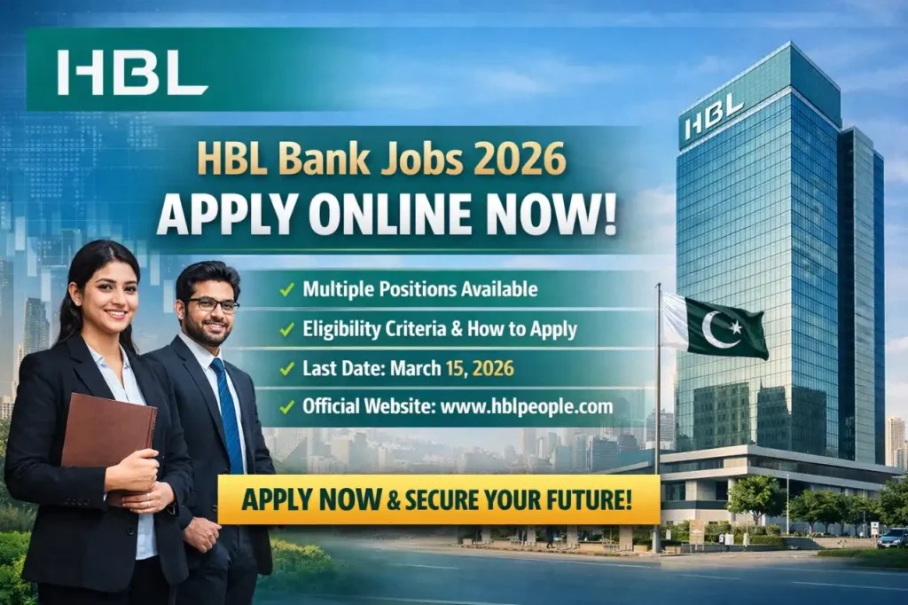 HBL Bank Jobs 2026 Apply Online Now | Latest Habib Bank Limited Careers